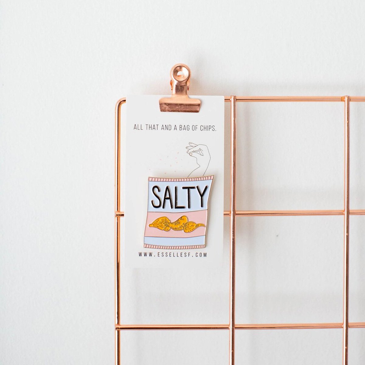 Happy Black Friday! Our cyber week sale is all that and a bag of chips! Head over to our website to receive 25% off your entire purchase. Plus, free shipping on orders over $50+. Don't forget to check out our new enamel pins! They make the perfect stocking stuffer.