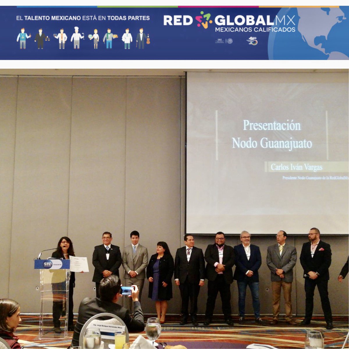 sofia_orozco's tweet photo. Muy honrada de participar en el lanzamiento del @NodoGuanajuato @RedGlobalMX. Felicidades al @gobiernogto  y a los aliados clave que se suman al Nodo que será un puente para el desarrollo económico, social y científico del estado, mediante la vinculación del talento mexicano. https://t.co/ZBBPNHqzOg