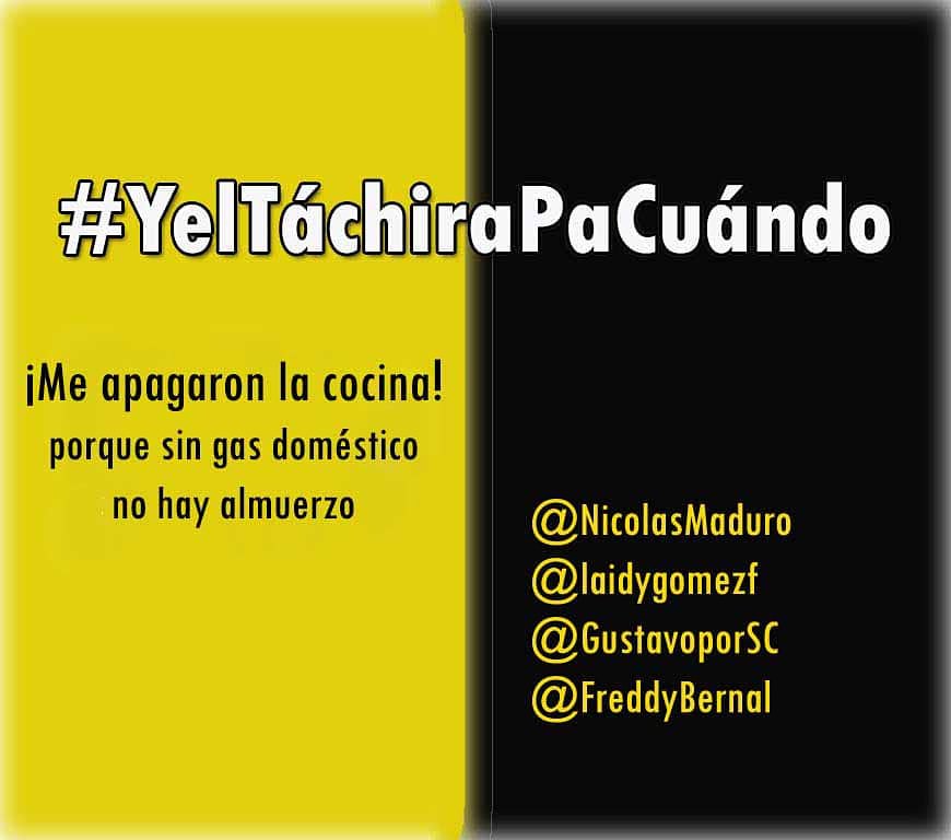 #YelTachiraPaCuando