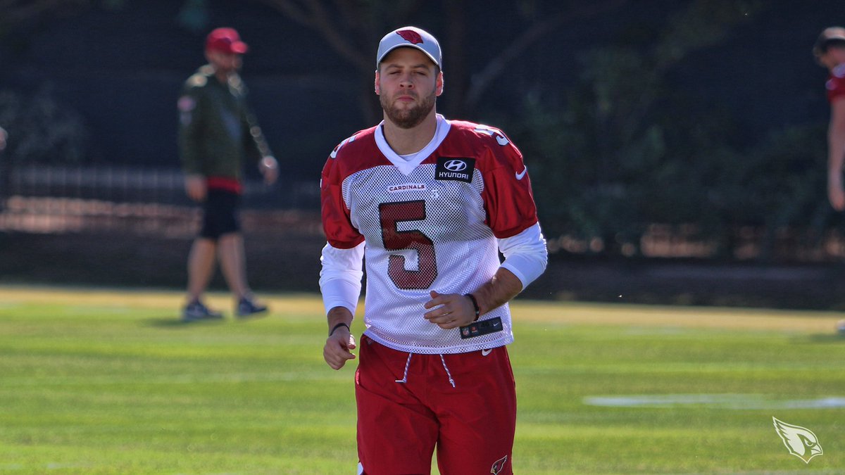 AZCardinals's tweet photo. First practice with our team for @ASUFootball alum @ZaneG_5. https://t.co/hrHjCC2Wae