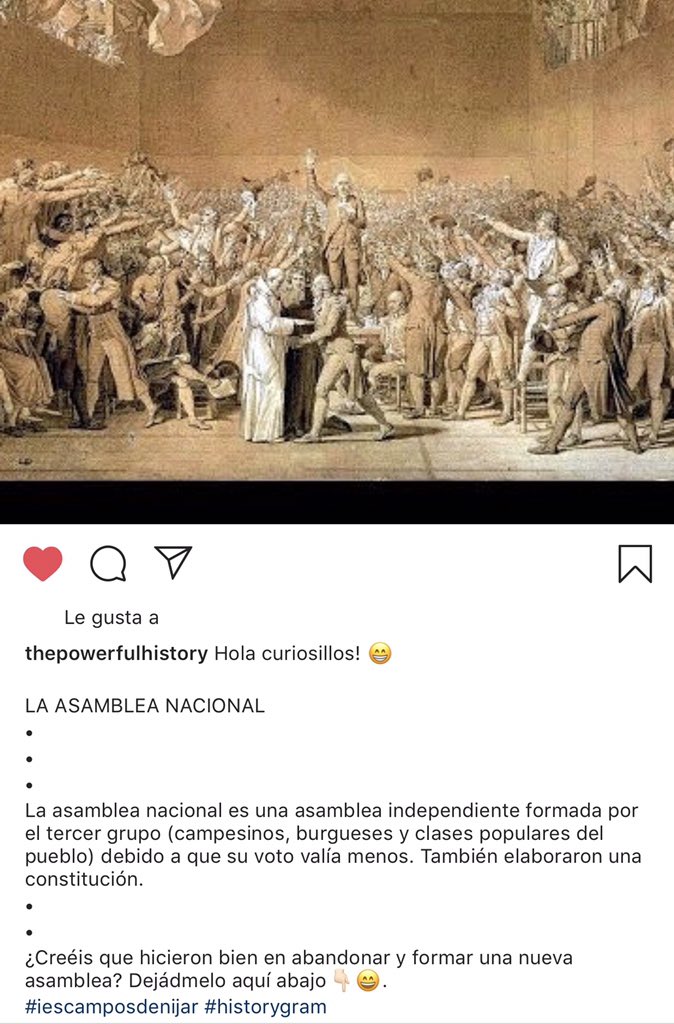 HistoryPowerful's tweet photo. Hola curiosillos!👋🏻
Para no dejar la cuenta inactiva, subiremos en contenido que subamos a Instagram mediante capturas de pantalla. 
Ya sabéis que nos podéis seguir 😉❤️. https://t.co/6zIdCpVsXm