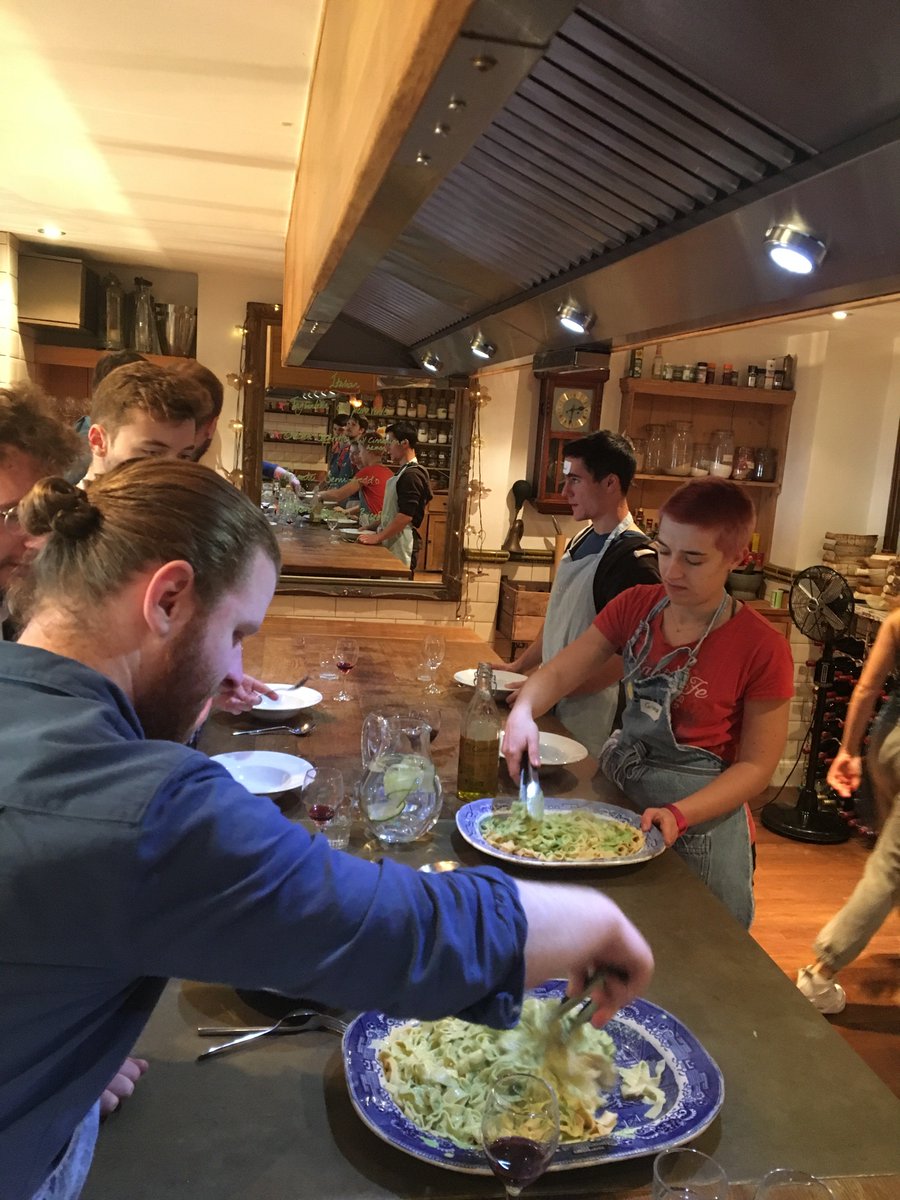 Simudyne's tweet photo. Simudyne Engineering team takes on pasta making!
#Team #Simudyne https://t.co/MWed3syrpv