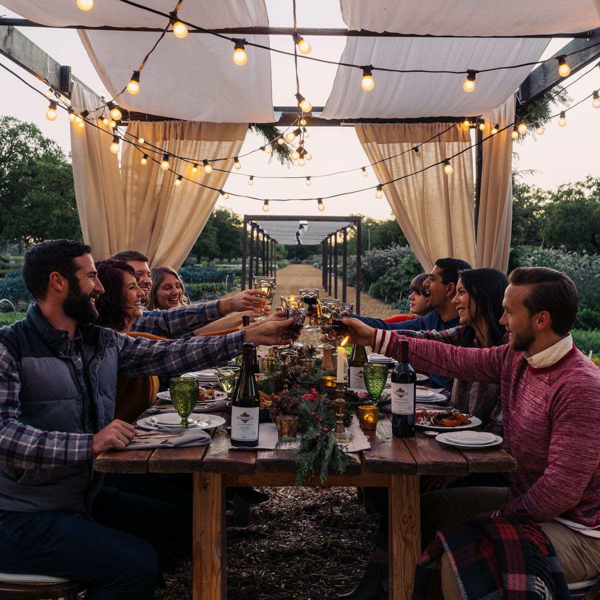 The perfect #friendsgiving 👫 formula: friends + @kjwines + more @kjwines