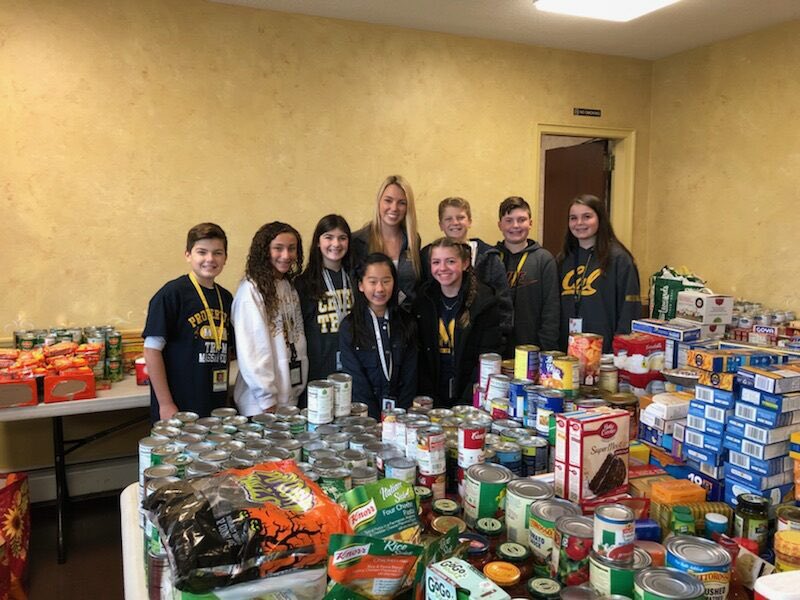 KMeoli44's tweet photo. Our Thanksgiving Food Drive delivery to St. Rose was a success! Thank you to all who donated! 🦃🦃 @BernerChiefs @MRollin32 https://t.co/F6Du1TFuEs
