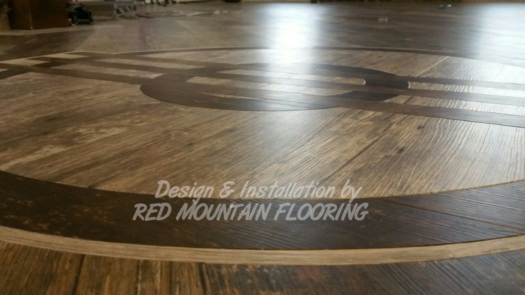 karndeanfitter's tweet photo. @KarndeanFloors #VanGogh #ReclaimedRedwood over @UZINUS NC150. Customer's hand cut logo. #DesignFlooringIsOurPassion #InstallFlooringDifferently #flooring #designflooring #designlvt #customflooring @karndeanUSA #vinylflooring https://t.co/C9qv3VdjpY