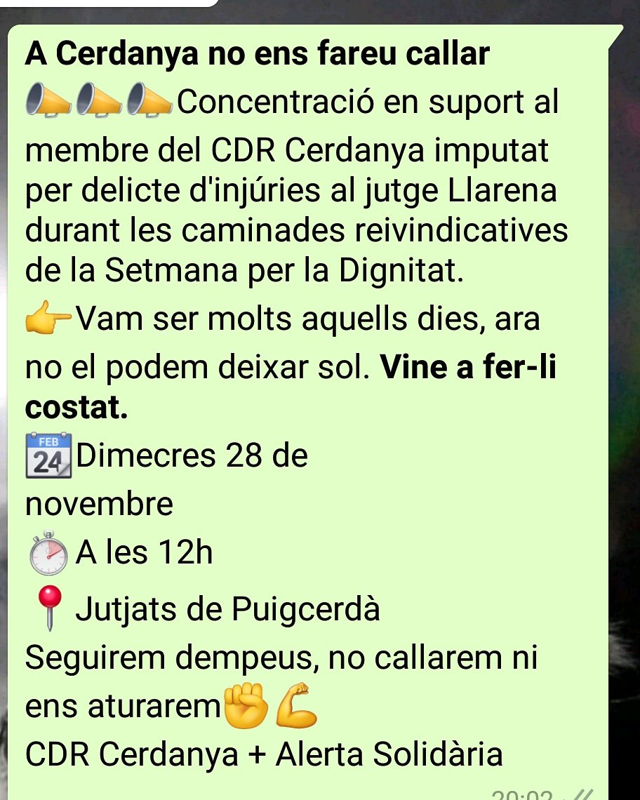 Si en toqueu a una, ens toqueu a totes!
#josoccdr