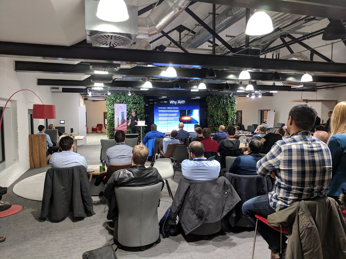 csillabessenyei's tweet photo. London Network Automation Meetup #8. Great turnout, amazing presentations! #networkautomation #lnam https://t.co/Cp9NiIMwMe