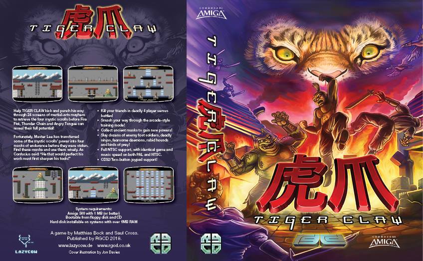 Indie_RetroNEWS's tweet photo. Bruce Lee inspired game ' Tiger Claw ' arriving on the Amiga before Christmas https://t.co/WsvOXgXPwr #retrogaming #gaming #games #gamedev #amiga #christmas https://t.co/VNqc41q8Mr