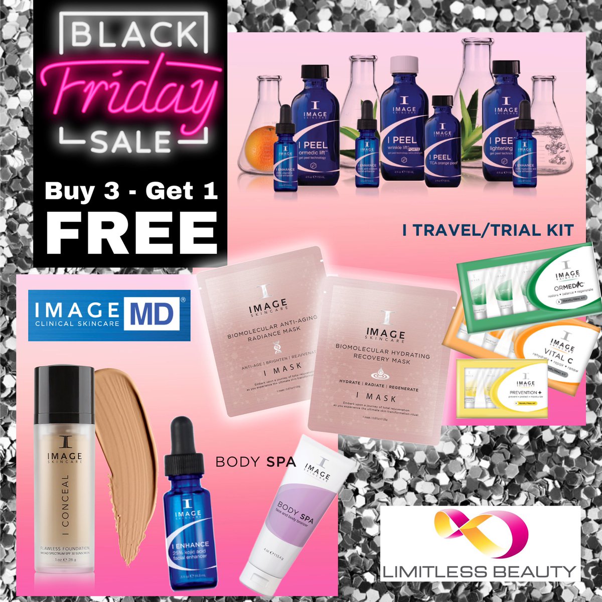 Limitless_BP's tweet image. 🚨BLACK Friday Alert🚨 #IMAGE #SkinSpired #AgeLater #Esteticistas #PR #SPA #MD #SkinProducts #ProfessionalsONLY #BlackFridaySale #ProfessionalSkincare #WholeSaleSkinCareDistribitor #PuertoRico #Estéticas #TropicalSkin #LimitlessBeauty 💕