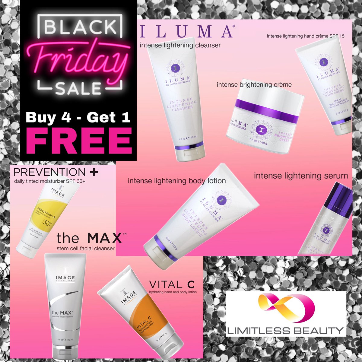 Limitless_BP's tweet image. 🚨BLACK Friday Alert🚨 #IMAGE #SkinSpired #AgeLater #Esteticistas #PR #SPA #MD #SkinProducts #ProfessionalsONLY #BlackFridaySale #ProfessionalSkincare #WholeSaleSkinCareDistribitor #PuertoRico #Estéticas #TropicalSkin #LimitlessBeauty 💕