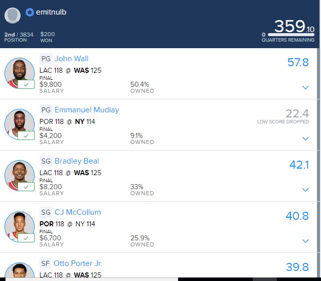 DereckSmithDFS's tweet photo. Learn from the very best for only $30 https://t.co/NXGpbH5p7e