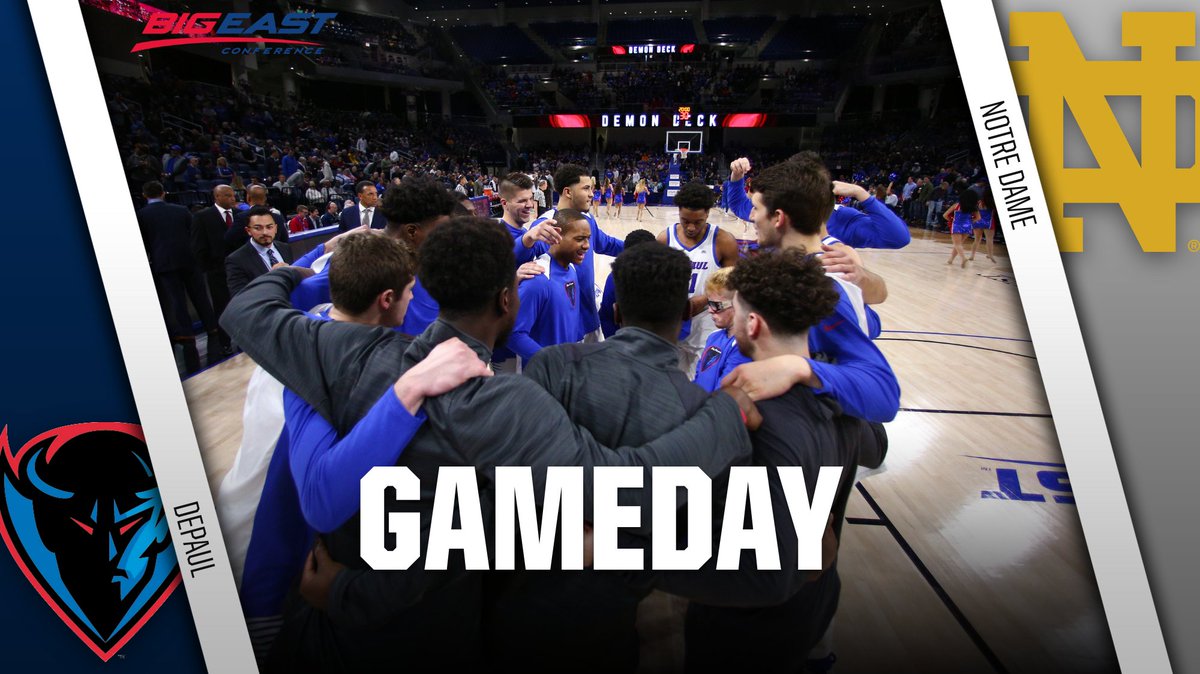WAKE UP IT'S GAME DAY!! 

<a href="/DePaulHoops/">DePaul Basketball</a> at Notre Dame

⏰ 11:00 a.m.
📍 Notre Dame, Ind.
📱ACC Network (WatchESPN)
🎧bit.ly/2DRu8tR