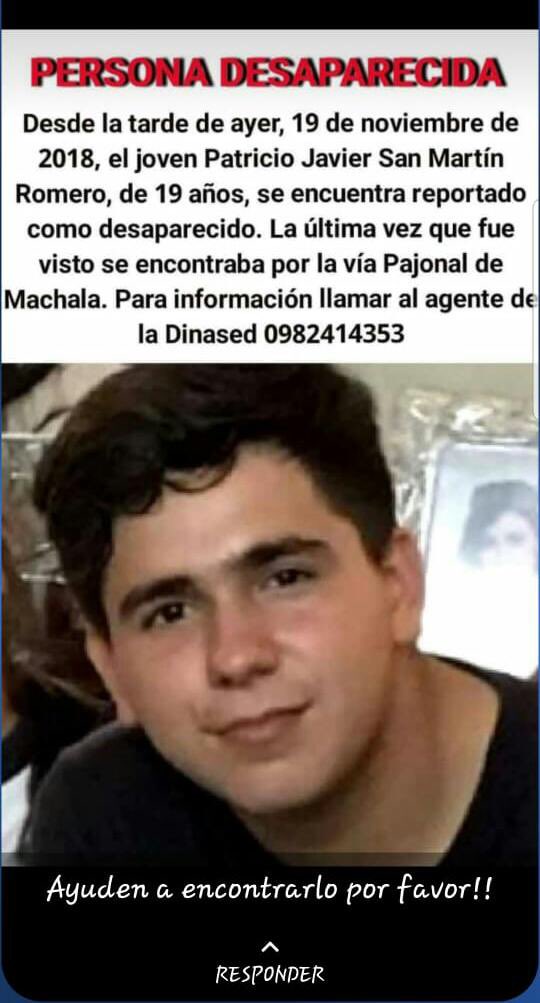 Xito1000's tweet photo. PERSONA DESAPARECIDA https://t.co/uXXUEvXU3U
