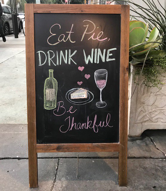 WINE, the best Thanksgiving Side Dish - Join us for live music, wine and pie and grateful hearts mailchi.mp/03ed5af0118b/w…