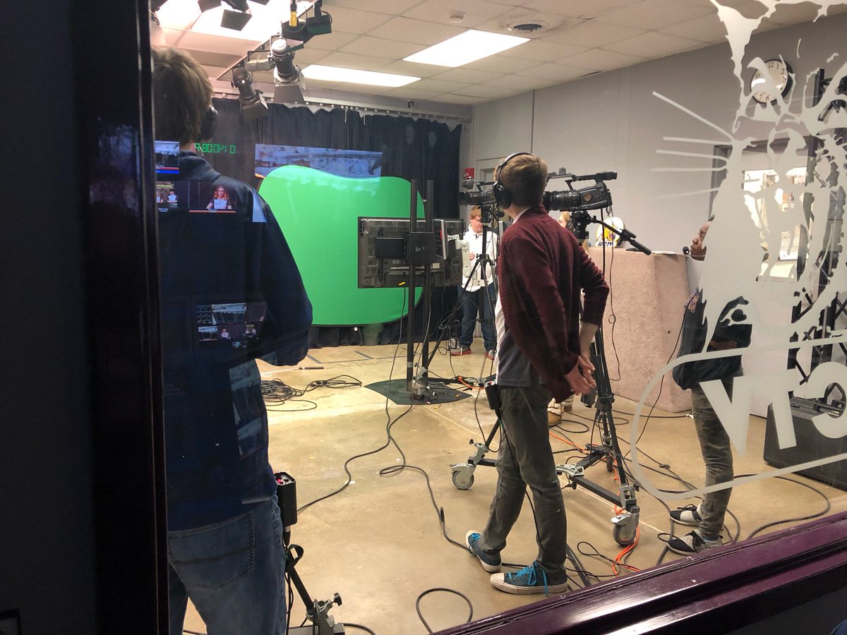 WCWCTV's tweet photo. WCTV crew taping the Thanksgiving episode. https://t.co/mcYK81aqdY