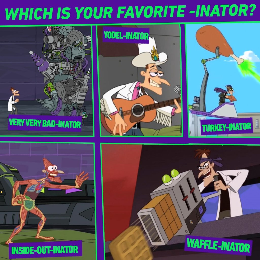 Phineas And Ferb Doofenshmirtz Inators