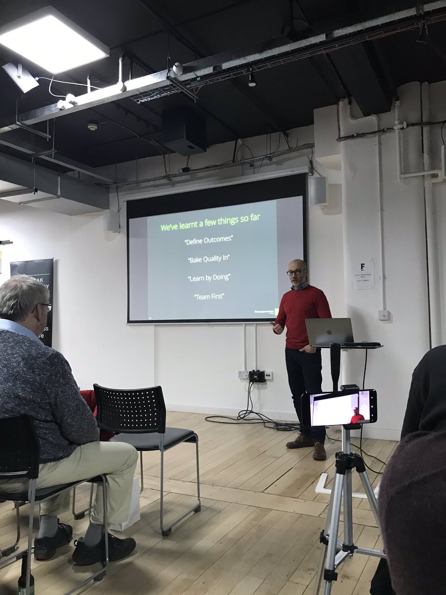 OpenshawGemma's tweet photo. Insightful talk from @davehalsey &amp; @ScreamingMage from Money Supermarket on creating autonomous high performing teams #qualitybakedin #leanagilemanchester https://t.co/tBJVrKwUuY