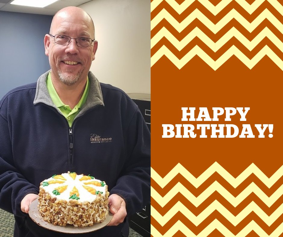 Another very special birthday was celebrated this week. We kept it healthy with a serving of vegetables... Carrot Cake for another Principal Agent. Happy Birthday Will!