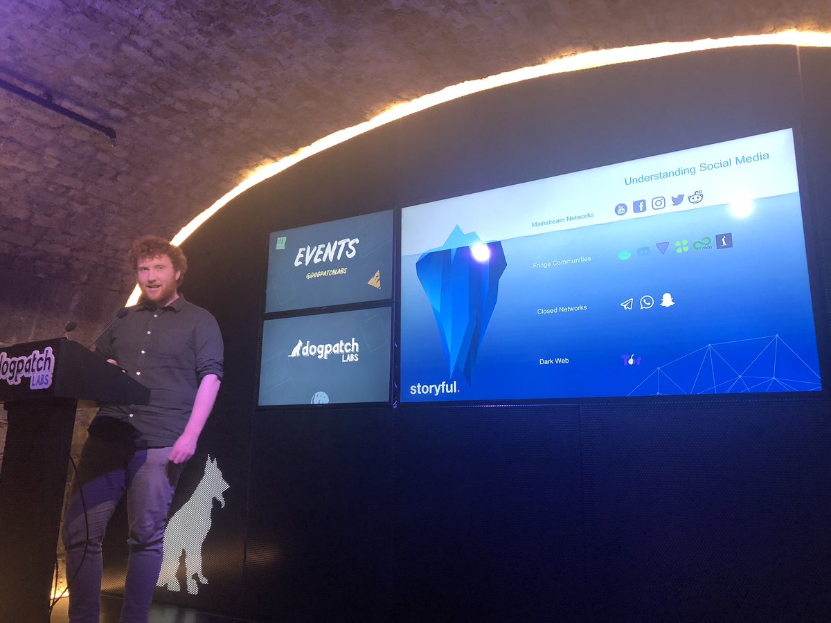 parsaghaffari's tweet photo. .@ciaranoconnor speaking about how his team @Storyful approach misinformation across various channels/platforms #HHDub https://t.co/AFJtVavF5H