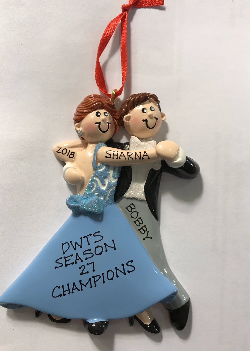 @mrBobbyBones  I work at an ornament personalization company in the DC area and we are huge fans! We want to send you this ornament as congratulations on your big win! Can you DM me the best way/address to do this? #MirrorballMiracle #thepeoplesdancer #dwts #champions