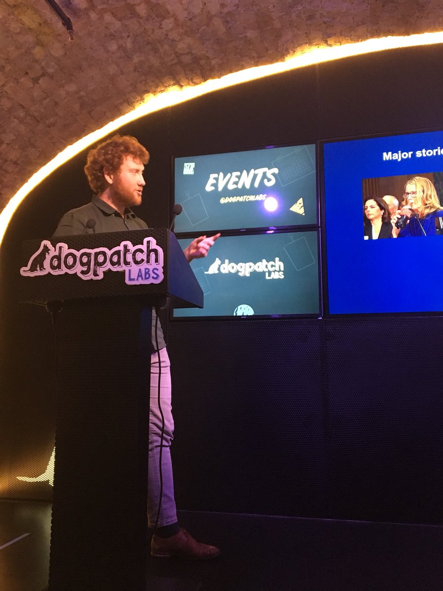 RachelLavin's tweet photo. And finally @ciaranoconnor from @Storyful closing the show - teaching us about all the levels of fake news generation online #HHDub https://t.co/Anc5cqEQ3d
