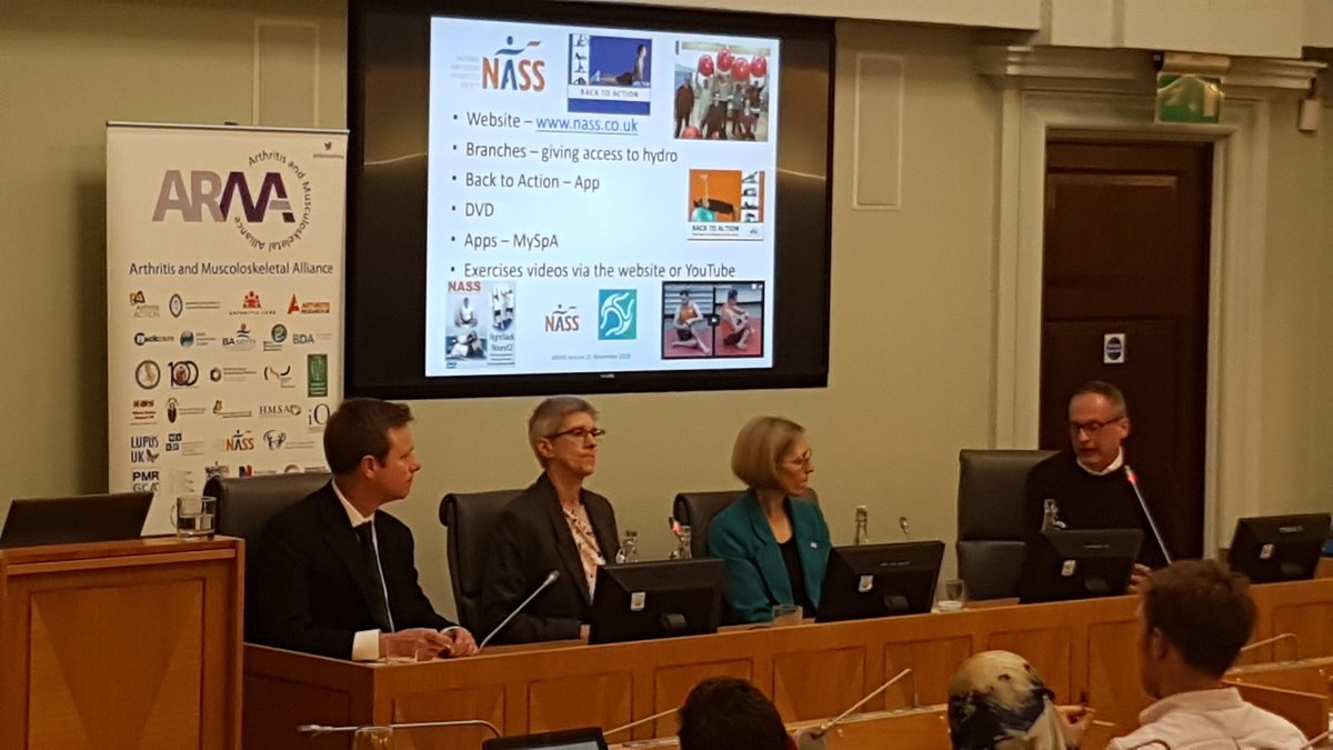 WeAreARMA's tweet photo. .@SueBrownSB asks panel what one thing is most important for PA - @PHE_uk - communicate messages that can motivate people and engage with them #mskactivity https://t.co/SjFRVvGXK4