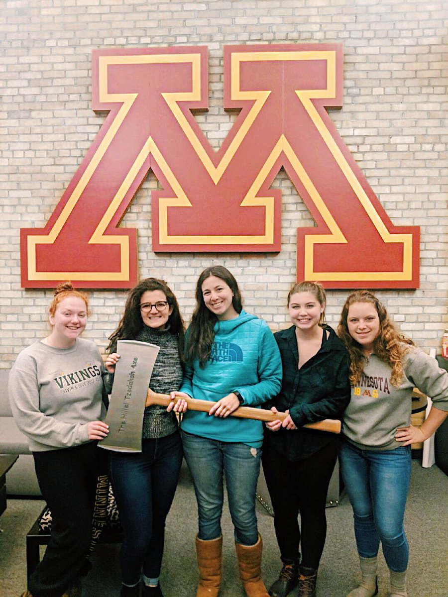 MNHillel's tweet photo. The women of SAEPI are dedicated to winning the Axe this year! Are you? Donate now! https://t.co/ieCSVtDnid