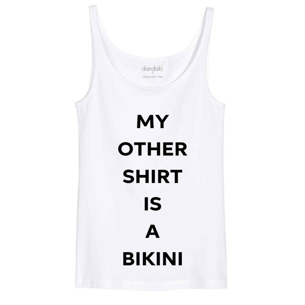 ClothesBoxITA's tweet photo. Tank Top "My Other Shirt Is a Bikini" #fashiondesigner #fashion
€41.00
➤ https://t.co/5Yb76pPEzt
via @outfy https://t.co/kljjXQ8mmI