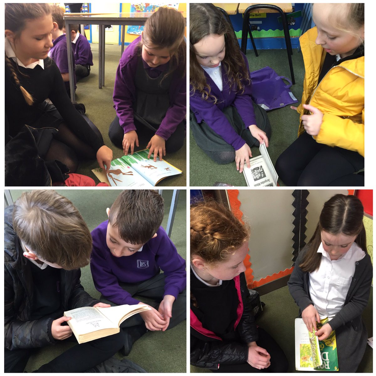 lasswadeps's tweet photo. P4 were very lucky to have a visit from some P7 reading buddies today as part of their #BookWeekScot celebrations! #lpsloves2read https://t.co/pxQcf0sbHm