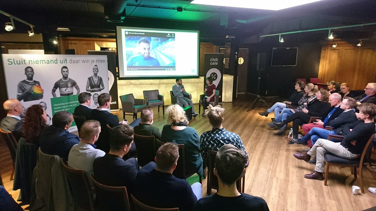 Club Cele houdt vanavond in samenwerking met de gemeente Zwolle in het MAC3PARK stadion een meet-up over inclusiviteit in de sport. Ook aanvoerder Bram van Polen is aanwezig en steunt de campagne 'Sluit niemand uit daar win je mee'. #clubcele #inclusief #sport #peczwolle