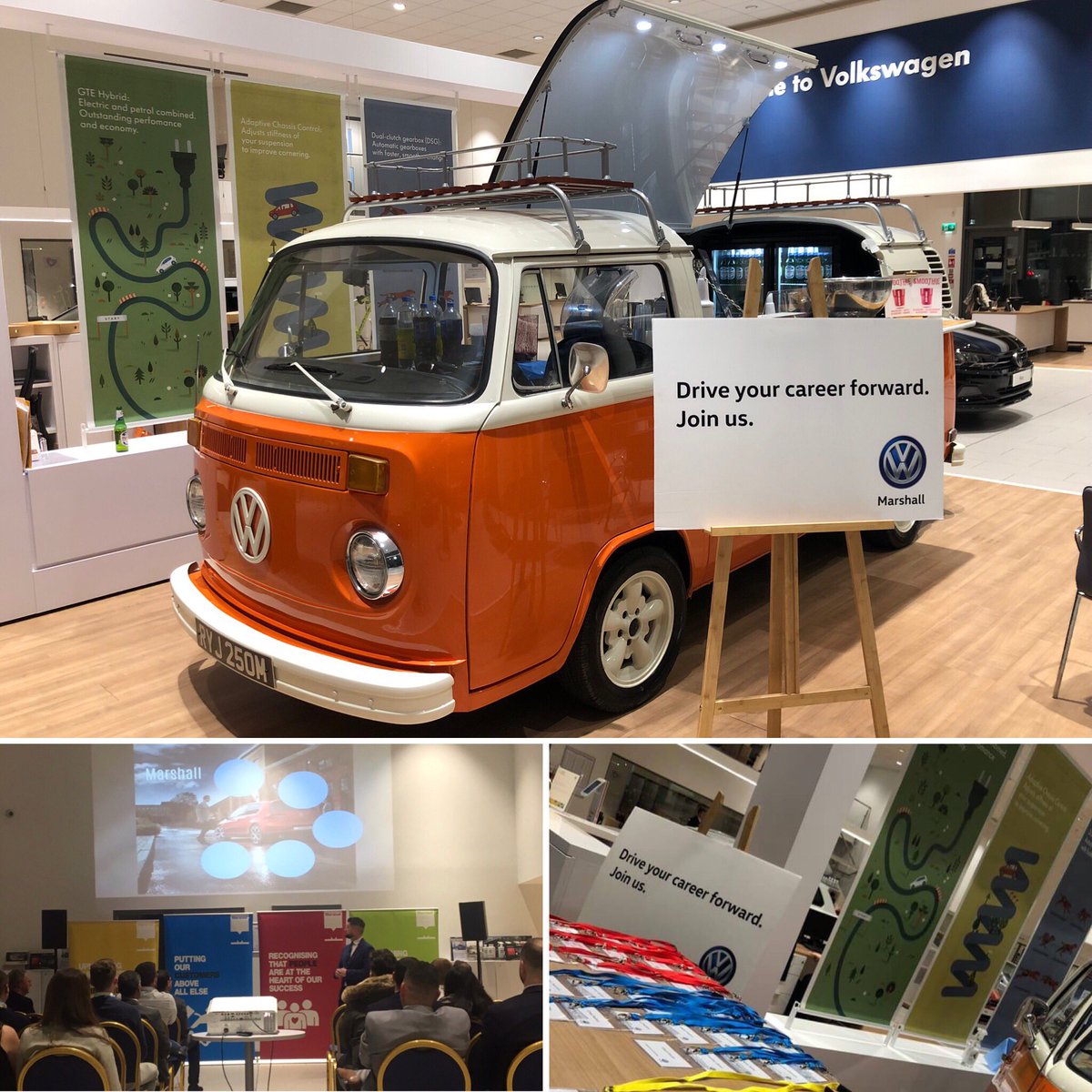 Infinespirits1's tweet photo. Last night we were at the Discovery Event at @Marshall_VW South Oxford. Another great night with lots of prospective colleagues turning up. We hope that we managed to help people feel relaxed and enjoy the evening. Thank you for having us. @MMGVWCommercial @MarshallGroup https://t.co/EHo8t0iur1