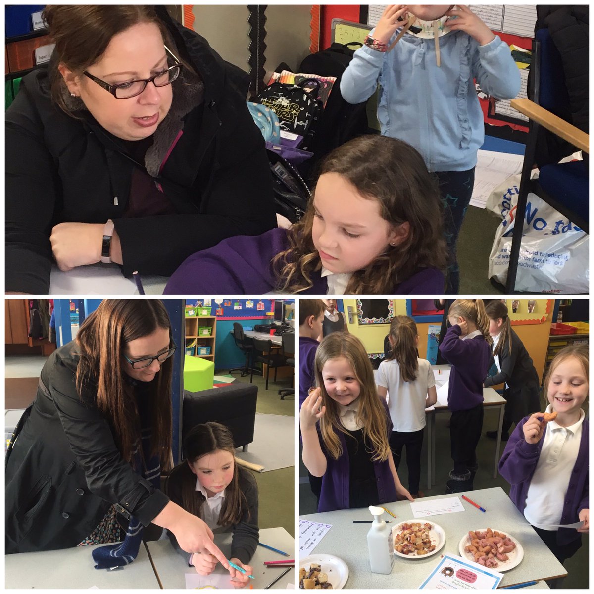 lasswadeps's tweet photo. Thanks to all P4 families who came to ‘share the learning’ this afternoon! We had great fun and hope you enjoyed our ‘Arnie the Doughnut’ activities! #BookWeekScot #lpsloves2read https://t.co/w4MUNa7Zgz