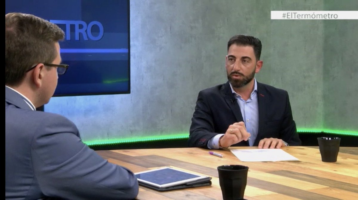 PPOrihuela's tweet photo. .@AparicioDamaso: "El Plan Uneix de la Generalitat no contempla ninguna infraestructura ni para Orihuela ni para la comarca. De nuevo, se olvidan de nosotros" #ElTermómetro #TVVB #SeguimosTrabajando https://t.co/135ZUCKyoX