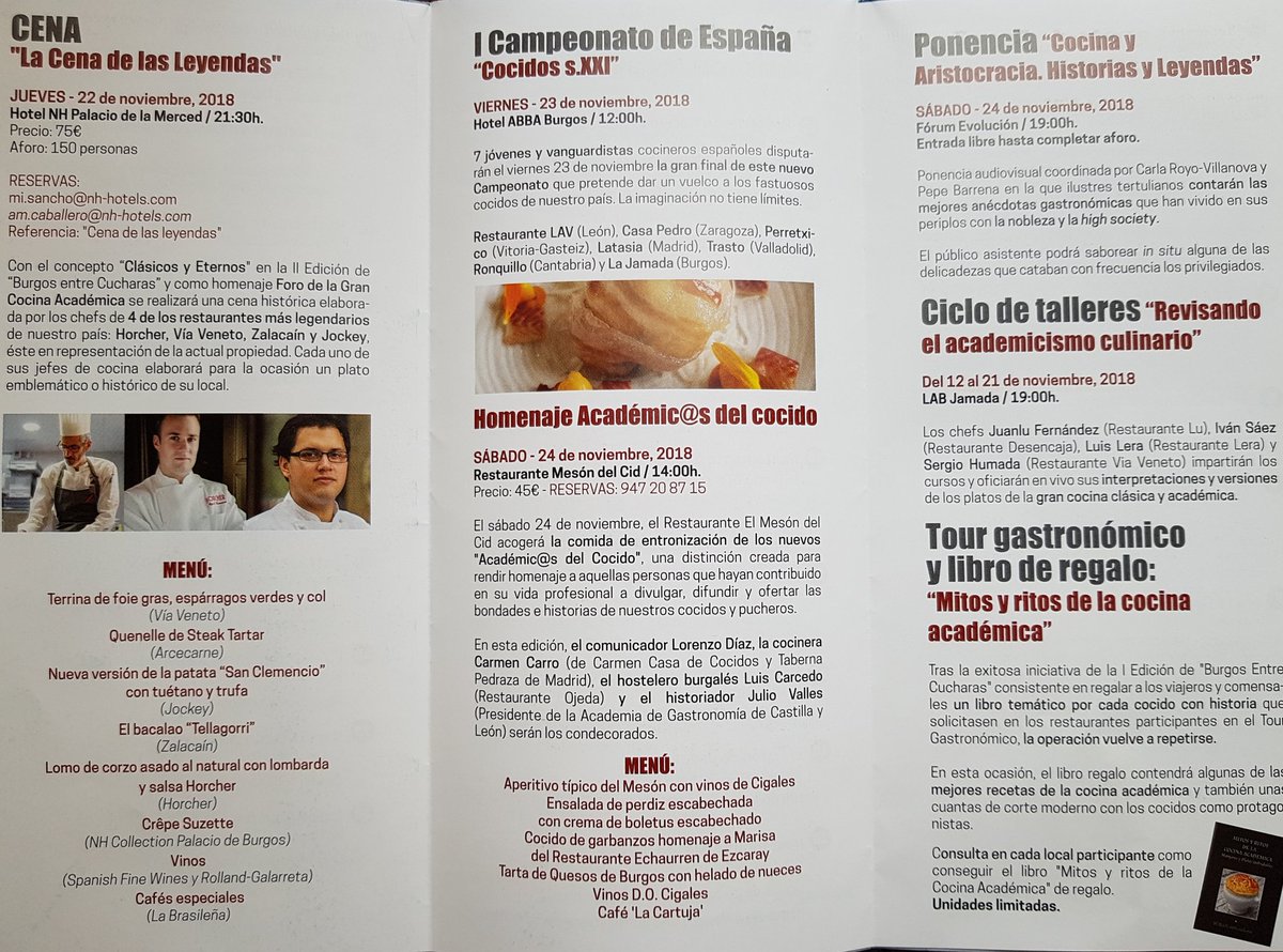 danidelarosa's tweet photo. Hoy he recogido de mi buzón en el @Aytoburgos este tríptico del #BurgosEntreCucharas. Juzguen ustedes si creen razonable q la Sociedad #Promueve patrocine este evento por 2° año con 84.700 € en sustitución del #DevoraBurgos. Este despropósito obtuvo los votos a favor de PP y C's https://t.co/O147wnLkOV
