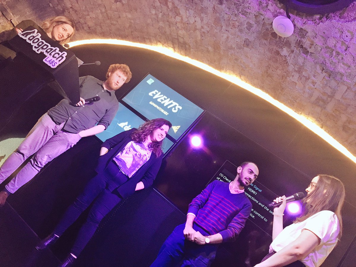 HacksHackersDUB's tweet photo. Question time. #hhdub https://t.co/mm3gFS5a82