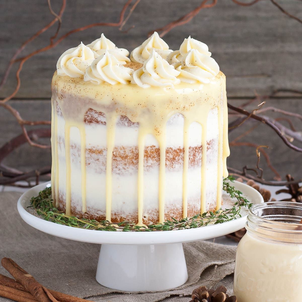 cbiasCanada's tweet photo. RT @thislilpiglet: I would eat far too much of this I think; this looks beautiful > Spiked Eggnog Cake https://t.co/PYXlg5VTrH #christmas #cake #baking #recipe https://t.co/6Ng1cqA48j