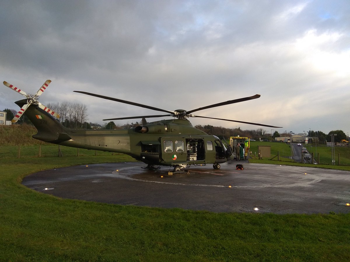 No3OpsWing's tweet photo. @NASCriticalCare @NasDirector @AmbulanceNAS @IACCN_ @IrishAirCorps @NASCCRS_MICAS @HSELive @HSE_HR @PeopleofHSE I heard it went well. Sorry I couldn't make it. We had adult transfer from Letterkenny to Galway with a crew from Baldonnel today while EAS was on call for Emergencies from Athlone. #NASCONF18 https://t.co/yIuvuCMfRE