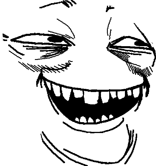 Мем рожа. Улыбающаяся рожа. Мем лицо улыбается. Троллфейс. Тролль фейс.