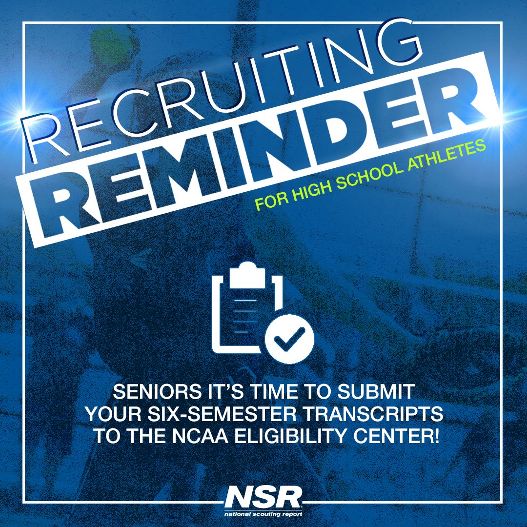 nsrnow's tweet photo. NSR #RecruitingReminder for all high school seniors! https://t.co/FgCySI9avd