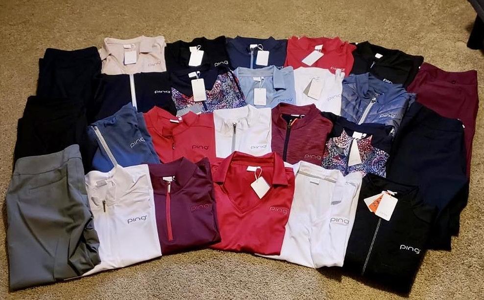 LGEgolf's tweet photo. Thank you PING, love the Automn Winter 18 ladies' collection! Really excited to wear this colors on the LPGA tour! @pingtour @pinggolfeurope
.
.
.
.
.
.
.
.
#AW18 #PINGApparel #EngineeredToPlay #TeamPING #GolfFashion #LPGA #golf #grateful https://t.co/wZNIu5GrFQ