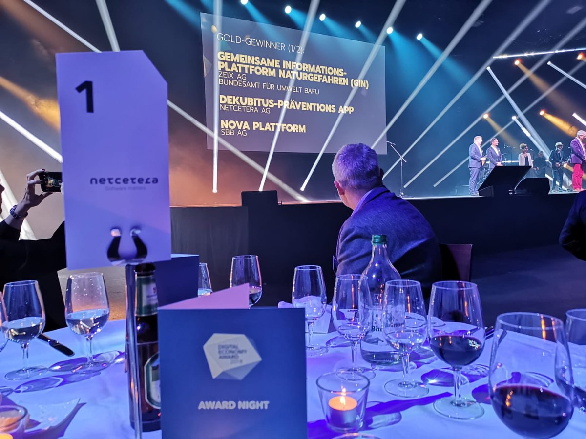 Netcetera_Buzz's tweet image. Yes, we did it again😁 A Gold Certificate at «Digital Economy Award» Category UX «Highest Digital Quality» for Dekubitus-Präventions App! Congrats also to the winner in this category @SBB with Nova Platform #sdea18 #highquality #swissict 🙌🏻🎉