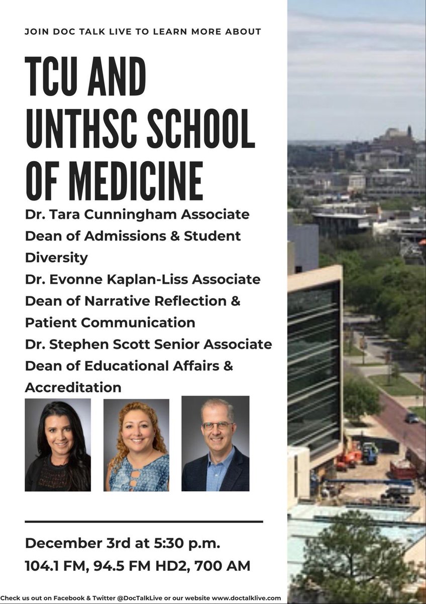 Looking forward to hosting Leaders of @fwmdschool  on <a href="/DocTalkLive/">Doc Talk Live Radio Show Season7</a>   Mark your calendar!   <a href="/PrescotteStokes/">Prescotte Stokes III</a> <a href="/judybernas/">Judy Bernas 🇺🇦</a> <a href="/JenniferAllie1/">Jennifer Allie, PhD, MPA</a> <a href="/JannaLuke/">上海/深圳4T/抓龙筋/前列腺保养/龟责边控/推油按摩/打飞机/每日大赛</a>