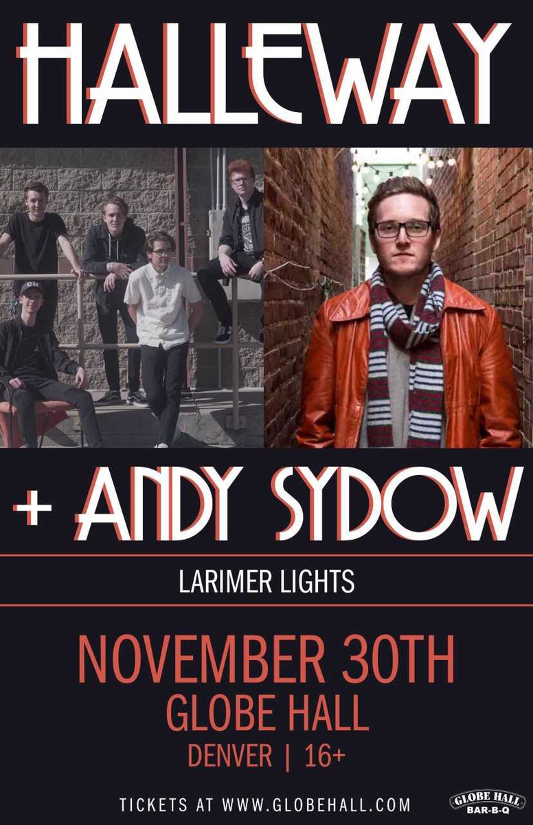 LarimerLights's tweet photo. Last show of the year! Itโll be a little while before we play again, so you best get your butts down to Globe Hall next Friday. Weโve got $10/14 presales (depending on age). DM us!
#denvertodo #denvermusicscene #denvermusic #soulmusic #bluesrock @andysydowmusic @hallewayband https://t.co/5o1qyKgVzJ