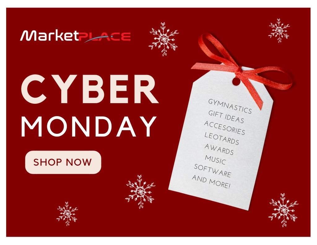 All_Gymnastics's tweet photo. Cyber Monday and Black Friday the AllGymnastics MarketPLACE will be having unbelievable sales!
https://t.co/n2rieZWMkL 
#allgymnastics #gymnastics #USAgymnastics #usaigc#gymnasticscompetition  #gymnasticsmeet #gymnasticslife #gymnasticsforlife #BlackFriday #CyberMonday https://t.co/fzCp2ru2YM