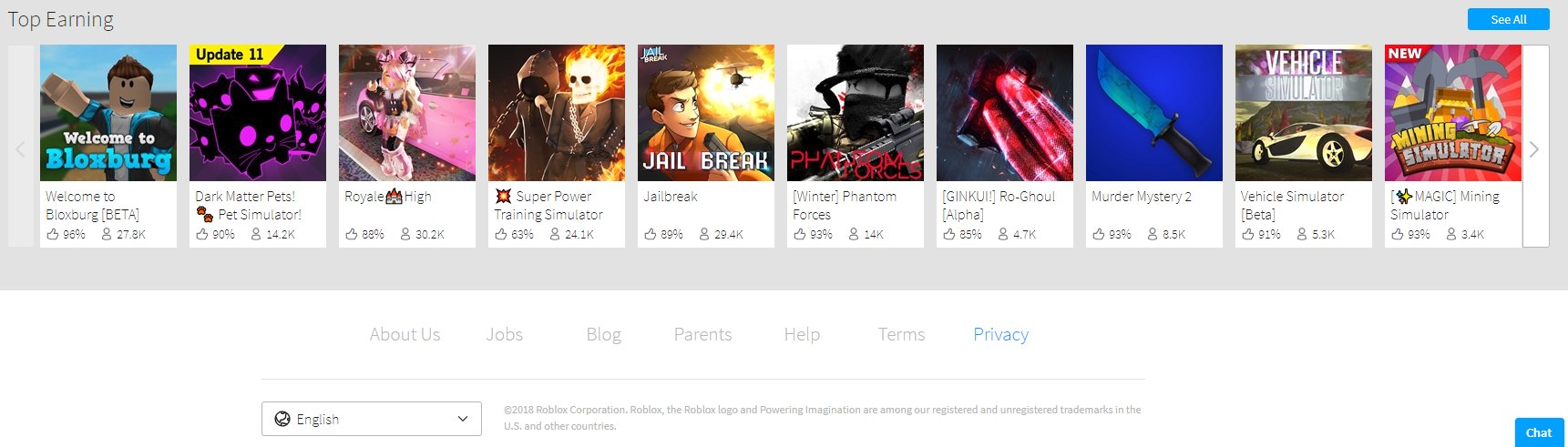 Bloxy News on X: There is a new sort on the #Roblox Games page