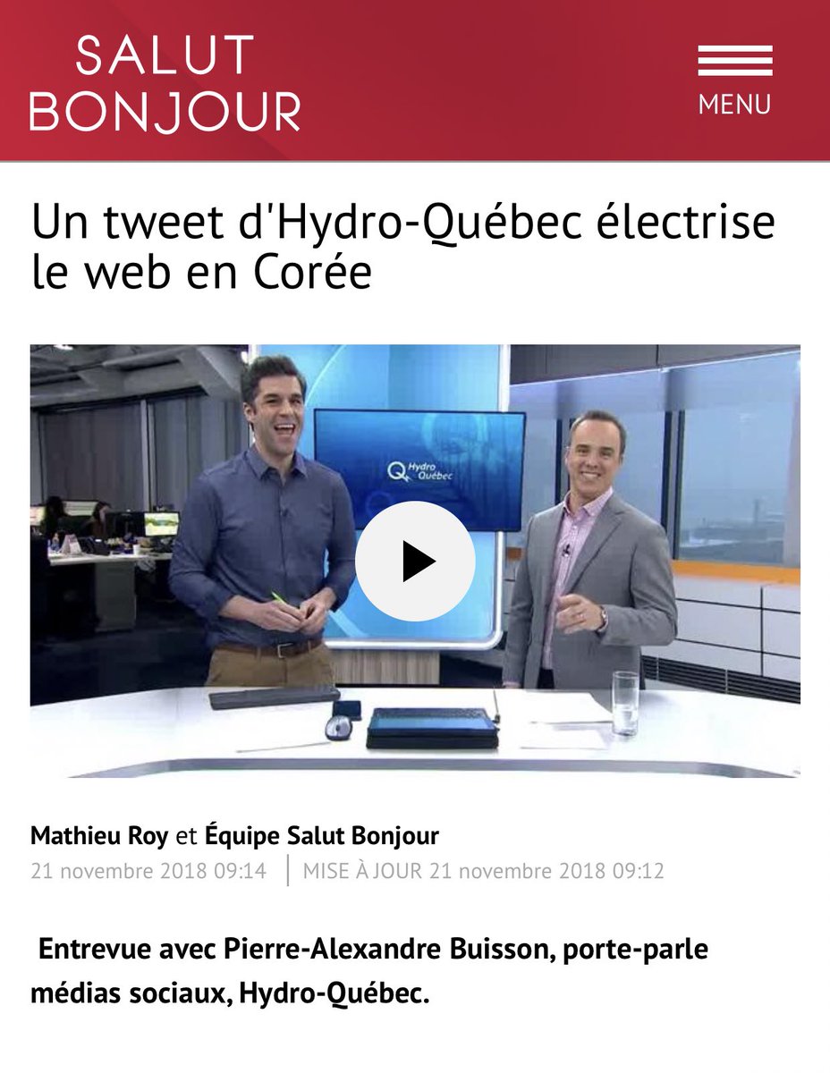Bts Canada Projects On Twitter Quebecois News Salut Bonjour Reported About Korean Media Reporting About The Quebec Based Hydro Responding To A Power Outage Complaint Saying Their Bias Is Jungkook A Tweet
