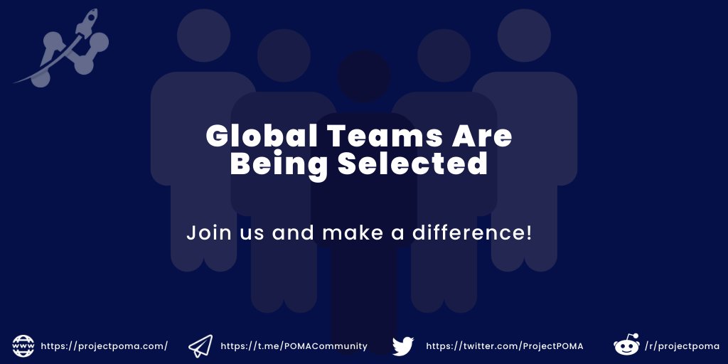 Update for our accepted Global POMA Team members.  Working teams are being formed now. An important email has been sent with more details.

Join us on Telegram: t.me/POMACommunity

#teamwork #projectpoma #blockchain #massadoption $POMAC