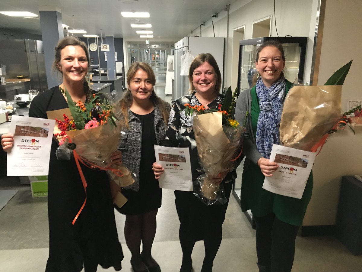 Forskningssymposium for 9 år på regionshospitalet Randers  idag, mange flotte posters og foredrag præsenteret af glade og dygtige forskere 👍😀