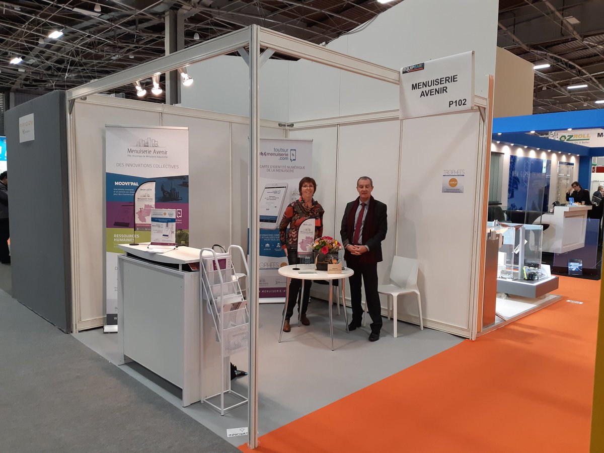 MenuiseriAvenir's tweet photo. Le résumé de nos deux premiers jours sur #EquipBaie sur le stand P102 de @MenuiseriAvenir Beaucoup de visiteurs après les récompenses que nous avons reçues grâce au projet collectif #toutsurmamenuiserie https://t.co/0GaypBse5R