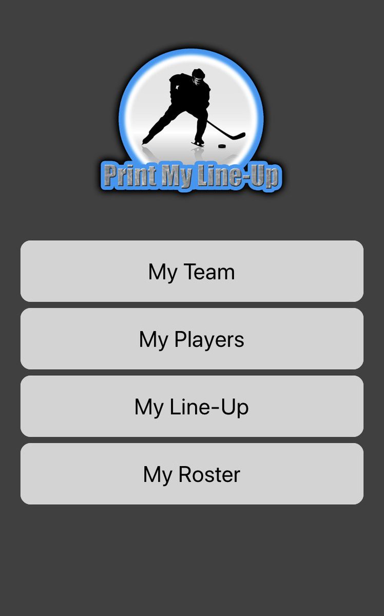 PrintMyLineup's tweet image. Print My Line-up App for hockey coaches.